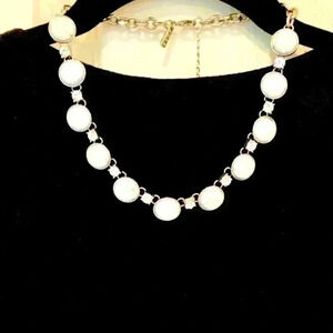 White Stone  and Crystal Necklace 2 for $35